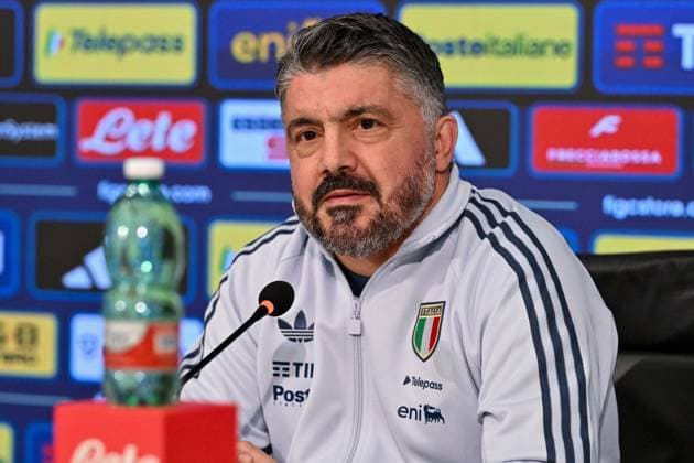 Foto IPP Lisa Guglielmi Coverciano - Firenze - 23 03 2026 Raduno della Nazionale di Calcio dell Italia nella foto Gabriele Gravina (Presidente FIGC) Italy Photo Press - World Copyright italy ITALY  Copyright: xR4924_italyphotopressx