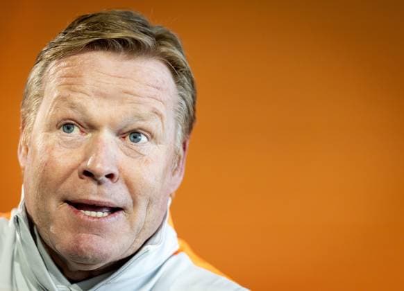 ZEIST - Netherlands national team, Nationalteam coach Ronald Koeman looks ahead to the friendly match against Norway. ANP KOEN VAN WEEL xVIxANPxSportx xxANPxIVx 554184988 originalFilename: 554184988.jpg