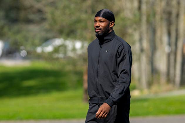 Marcus Thuram - Les joueurs de l équipe de France de football arrivent au Centre national de football de Clairefontaine-en-Yveline, France, le 23 mars 2026. Les vice-champions du monde se rendront cette semaine aux Etats-Unis, dans la banlieue de Boston, pour y disputer deux matchs amicaux en préparation de la Coupe du monde 2026. D’abord contre le Brésil jeudi (21h) puis la Colombie dimanche (21h). Pierre Perusseau Bestimage French soccer team during the Arrival of French team at INF Clairefontaine on March 23, 2026 in Clairefontaine, France. Clairefontaine-en-Yveline France  Copyright: xPierrexPerusseaux xBestimagexPierrexPerusseaux xBestimagex