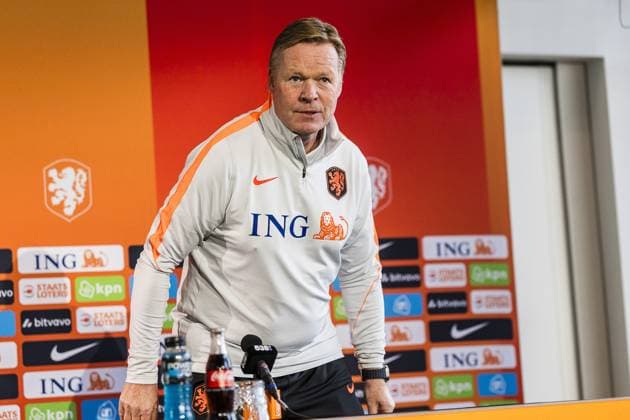 ZEIST , 23-03-2026 , KNVB campus , season 2025 2026 , Dutch football , press conference, PK, Pressekonferenz Ronals Koeman , picture shows, Ronald Koeman Press conference Ronald Koeman  x202604818x Copyright: