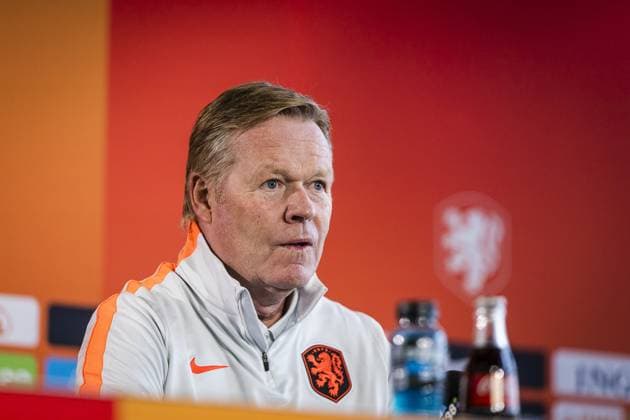 ZEIST , 23-03-2026 , KNVB campus , season 2025 2026 , Dutch football , press conference, PK, Pressekonferenz Ronals Koeman , picture shows, Ronald Koeman Press conference Ronald Koeman  x202604846x Copyright:
