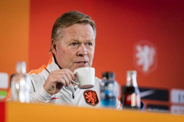 ZEIST , 23-03-2026 , KNVB campus , season 2025 2026 , Dutch football , press conference, PK, Pressekonferenz Ronals Koeman , picture shows, Ronald Koeman Press conference Ronald Koeman  x202604853x Copyright:
