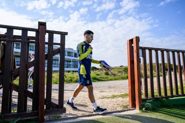 260323 Roony Bardghji of the Swedish national football team during a training session on March 23, 2026 in Valencia Photo Joel Marklund BILDBYRAN code JM JM0804 bbeng fotboll football soccer fotball vm kval fifa world cup qualifier qualifier träning practice training sverige sweden sverige a  Copyright: JOELxMARKLUND BB260323JM024