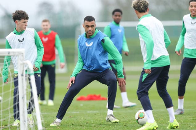 Football, Ireland U21 national team, Training