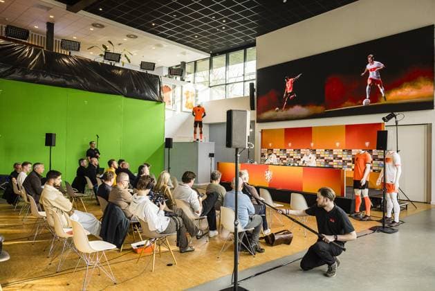 ZEIST , 23-03-2026 , KNVB campus , season 2025 2026 , Dutch football , press conference, PK, Pressekonferenz Ronals Koeman , picture shows, overview. Press conference Ronald Koeman  x202605006x Copyright: