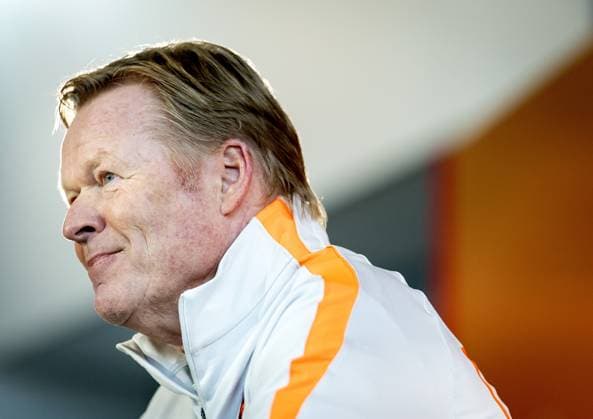 ZEIST - Netherlands national team, Nationalteam coach Ronald Koeman looks ahead to the friendly match against Norway. ANP KOEN VAN WEEL xVIxANPxSportx xxANPxIVx 554186702 originalFilename: 554186702.jpg