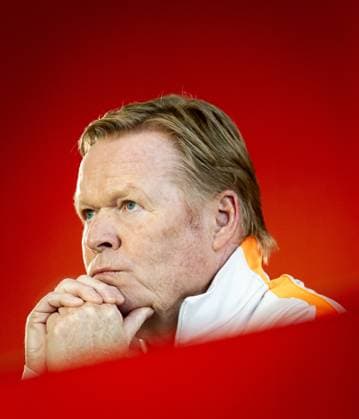 ZEIST - Netherlands national team, Nationalteam coach Ronald Koeman looks ahead to the friendly match against Norway. ANP KOEN VAN WEEL xVIxANPxSportx xxANPxIVx 554187222 originalFilename: 554187222.jpg
