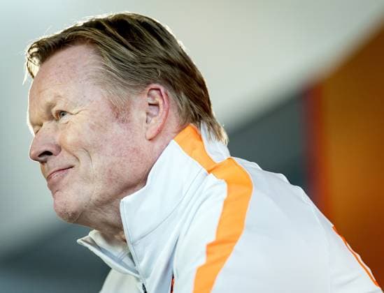 ZEIST - Netherlands national team, Nationalteam coach Ronald Koeman looks ahead to the friendly match against Norway. ANP KOEN VAN WEEL xVIxANPxSportx xxANPxIVx 554187671 originalFilename: 554187671.jpg