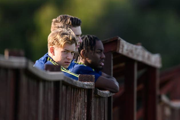 260323 Daniel Svensson of the Swedish national football team during a training session on March 23, 2026 in Valencia Photo Joel Marklund BILDBYRAN code JM JM0804 bbeng fotboll football soccer fotball vm kval fifa world cup qualifier qualifier träning practice training sverige sweden sverige a  Copyright: JOELxMARKLUND BB260323JM057