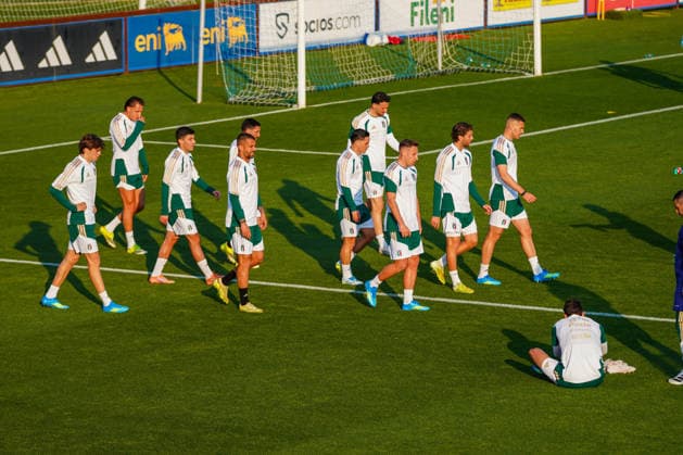 CALCIO - FIFA Mondiali - Italy training session The Italy team during the training session during Italy training session, FIFA World Cup, WM, Weltmeisterschaft, Fussball match in Florence, Italy, March 23 2026 Florence Italy  Copyright: xIPAxSport ABACAx