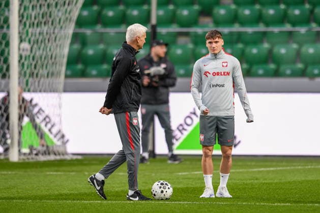 2026.03.23 Warszawa pilka nozna Zgrupowanie reprezentacji Polski trening przed meczem baraÅ¼owym Polska - Albania sezon 2025 2026 Zgrupowanie reprezentacji Polski trening przed meczem baraÅ¼owym Polska - Albania N z Foto Weronika Morciszek PressFocus 2026.03.23 Warszawa Football - Zgrupowanie reprezentacji Polski konferencja prasowa przed meczem baraÅ¼owym Polska - Albania sezon 2025 2026 Zgrupowanie reprezentacji Polski konferencja prasowa przed meczem baraÅ¼owym Polska - Albania Credit: Weronika Morciszek PressFocus NEWSPIX.PL --- newspix.pl 