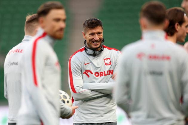 WARSZAWA 23.03.2026 TRENING REPREZENTACJI POLSKI --- POLISH FOOTBALL national team, Nationalteam TRAINING SESSION IN WARSAW ROBERT LEWANDOWSKI FOT. PIOTR KUCZA FOTOPYK NEWSPIX.PL --- newspix.pl 
