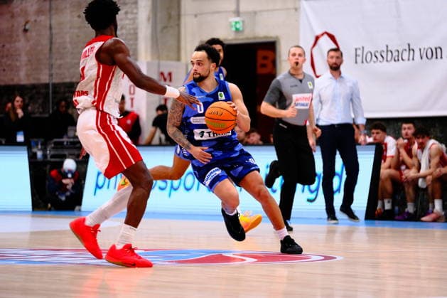 ProA RheinStars Cologne vs Phoenix Hagen, Cologne, 23 03 2026, Motorworld Cologne Marcus Henri Graves 0, Phoenix Hagen, PG at forward ProA RheinStars Cologne vs Phoenix Hagen, Cologne, 23 03 2026, Motorworld Cologne Copyright: xBEAUTIFULxSPORTS Piepenstockx