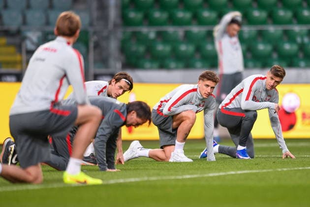 2026.03.23 Warszawa pilka nozna Zgrupowanie reprezentacji Polski trening przed meczem baraÅ¼owym Polska - Albania sezon 2025 2026 Zgrupowanie reprezentacji Polski trening przed meczem baraÅ¼owym Polska - Albania N z Foto Weronika Morciszek PressFocus 2026.03.23 Warszawa Football - Zgrupowanie reprezentacji Polski konferencja prasowa przed meczem baraÅ¼owym Polska - Albania sezon 2025 2026 Zgrupowanie reprezentacji Polski konferencja prasowa przed meczem baraÅ¼owym Polska - Albania Credit: Weronika Morciszek PressFocus NEWSPIX.PL --- newspix.pl 