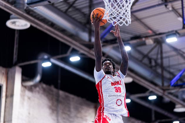 Barmer 2 Basketball Bundesliga ProA RheinStars Cologne vs Phoenix Hagen, 23 03 2026 Kenny Andre Calliste Keannou Baptiste RheinStars Cologne, 39 in the throw Barmer 2 Basketball Bundesliga ProA RheinStars Cologne vs Phoenix Hagen, Cologne, Motorworld on 23 03 2026 Copyright: xBEAUTIFULxSPORTS Wunderlx