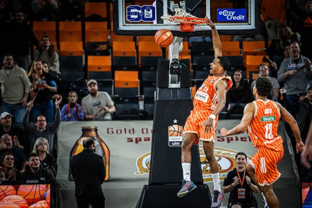 Neu Ulm, Germany, 23 03 26 Justin Simon ratiopharm ulm during the Basketball Bundesliga match between ratiopharm ulm vs Telekom Baskets Bonn at ratiopharm Arena on March 23, 2026 in Neu Ulm, Germany Photo by Harry Langer DeFodi Images ratiopharm Arena, Germany, 23 03 26 Justin Simon ratiopharm ulm during the Basketball Bundesliga match between ratiopharm ulm vs Telekom Baskets Bonn at Neu Ulm on March 23, 2026 in ratiopharm Arena, Germany Photo by Harry Langer DeFodi Images Photo by Harry Langer DeFodi Images