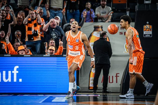 Neu Ulm, Germany, 23 03 26 Justin Simon ratiopharm ulm gestures during the Basketball Bundesliga match between ratiopharm ulm vs Telekom Baskets Bonn at ratiopharm Arena on March 23, 2026 in Neu Ulm, Germany Photo by Harry Langer DeFodi Images ratiopharm Arena, Germany, 23 03 26 Justin Simon ratiopharm ulm gestures during the Basketball Bundesliga match between ratiopharm ulm vs Telekom Baskets Bonn at Neu Ulm on March 23, 2026 in ratiopharm Arena, Germany Photo by Harry Langer DeFodi Images Photo by Harry Langer DeFodi Images