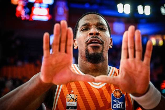 Neu Ulm, Germany, 23 03 26 Justin Simon ratiopharm ulm gestures during the Basketball Bundesliga match between ratiopharm ulm vs Telekom Baskets Bonn at ratiopharm Arena on March 23, 2026 in Neu Ulm, Germany Photo by Harry Langer DeFodi Images ratiopharm Arena, Germany, 23 03 26 Justin Simon ratiopharm ulm gestures during the Basketball Bundesliga match between ratiopharm ulm vs Telekom Baskets Bonn at Neu Ulm on March 23, 2026 in ratiopharm Arena, Germany Photo by Harry Langer DeFodi Images Photo by Harry Langer DeFodi Images