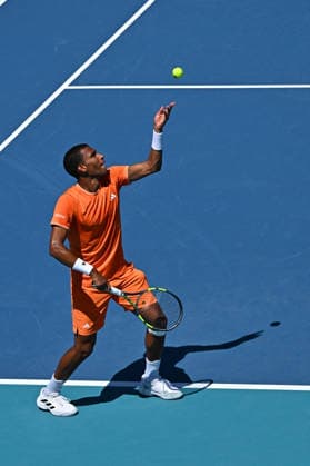 Itau Miami Tennis Open - Felix Auger-Aliassime Felix Auger-Aliassime (CAN) during his third round match at the Itau Miami Tennis Open in Miami , USA, on March 23, 2026. Photo by Corinne Dubreuil ABACAPRESS.COM Miami United States  Copyright: xDubreuilxCorinne ABACAx