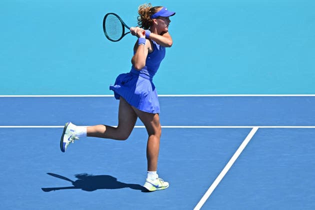 Itau Miami Tennis Open - Mirra Andreeva Mirra Andreeva (RUS) during her third round match at the Itau Miami Tennis Open in Miami , USA, on March 23, 2026. Photo by Corinne Dubreuil ABACAPRESS.COM Miami United States  Copyright: xDubreuilxCorinne ABACAx