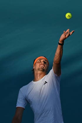 Itau Miami Tennis Open - Alexander Zverev Alexander Zverev (GER) during his third round match at the Itau Miami Tennis Open in Miami , USA, on March 23, 2026. Photo by Corinne Dubreuil ABACAPRESS.COM Miami United States  Copyright: xDubreuilxCorinne ABACAx