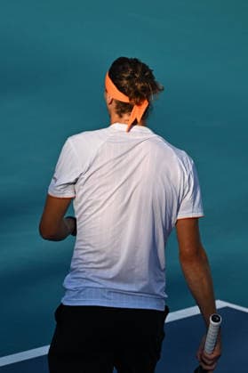 Itau Miami Tennis Open - Alexander Zverev Alexander Zverev (GER) during his third round match at the Itau Miami Tennis Open in Miami , USA, on March 23, 2026. Photo by Corinne Dubreuil ABACAPRESS.COM Miami United States  Copyright: xDubreuilxCorinne ABACAx