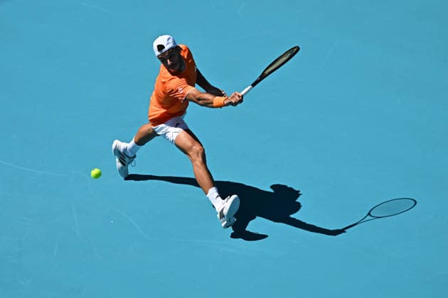 Itau Miami Tennis Open - Francisco Cerundolo Francisco Cerundolo (ARG) during his third round match at the Itau Miami Tennis Open in Miami , USA, on March 23, 2026. Photo by Corinne Dubreuil ABACAPRESS.COM Miami United States  Copyright: xDubreuilxCorinne ABACAx