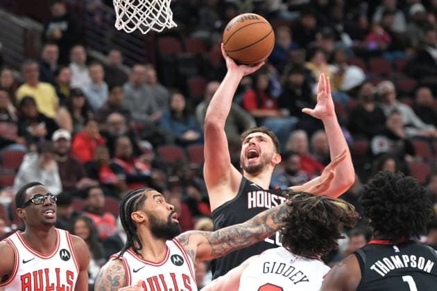 Basketball, NBA, Chicago Bulls - Houston Rockets