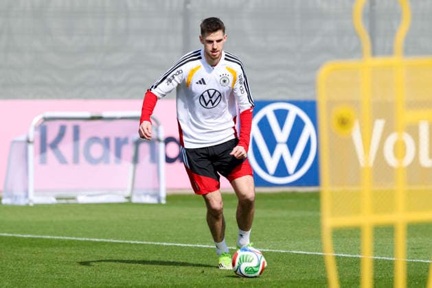 Anton Stach Germany controls the ball, , Training of the German national soccer team, Home Ground on March 24, 2026 in Herzogenaurach, Germany Photo by Marco Steinbrenner DeFodi Images Anton Stach Germany controls the ball, , Training of the German national soccer team, Home Ground, March 24, 2026 in Herzogenaurach, Germany Photo by Marco Steinbrenner DeFodi Images