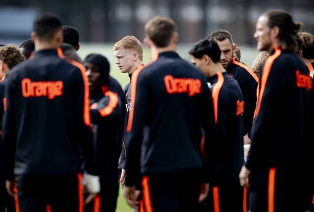 ZEIST - Kees Smit during a training session of the Dutch national team, Nationalteam in the week leading up to a friendly match against Norway. KOEN VAN WEEL ANP xVIxANPxSportx xxANPxIVx 554240690 originalFilename: 554240690.jpg