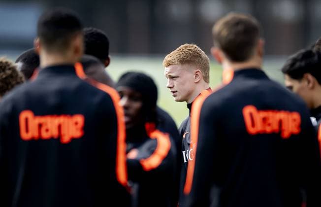 ZEIST - Kees Smit during a training session of the Dutch national team, Nationalteam in the week leading up to a friendly match against Norway. KOEN VAN WEEL ANP xVIxANPxSportx xxANPxIVx 554240694 originalFilename: 554240694.jpg