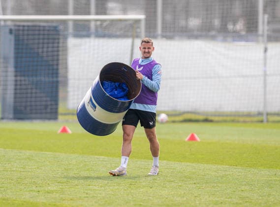 Soccer, Men, Season 2025 26, 2 Bundesliga, Hertha BSC, Training, Paul Seguin Hertha BSC , 24 03 2026, Copyright: xSebastianxRäppold MatthiasxKochx