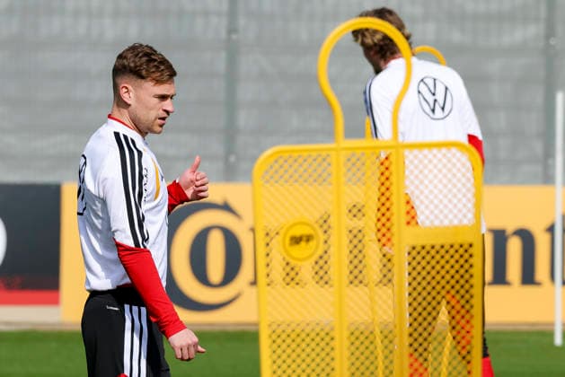 Joshua Kimmich Germany gestures, , Training of the German national soccer team, Home Ground on March 24, 2026 in Herzogenaurach, Germany Photo by Marco Steinbrenner DeFodi Images Joshua Kimmich Germany gestures, , Training of the German national soccer team, Home Ground, March 24, 2026 in Herzogenaurach, Germany Photo by Marco Steinbrenner DeFodi Images