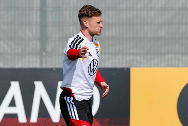 Joshua Kimmich Germany gestures, , Training of the German national soccer team, Home Ground on March 24, 2026 in Herzogenaurach, Germany Photo by Marco Steinbrenner DeFodi Images Joshua Kimmich Germany gestures, , Training of the German national soccer team, Home Ground, March 24, 2026 in Herzogenaurach, Germany Photo by Marco Steinbrenner DeFodi Images