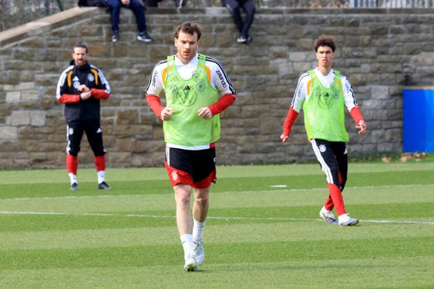 DEU, DFB U20 Nationalmannschaft, Training, 24 03 2026, Sportforum, Berlin, DEU, DFB U20 Nationalmannschaft, Training, im Bild Pascal Klemens Hertha BSC Berlin 41 DFL regulations prohibit any use of Photographs as image sequences and or quasi video nordphotoxGmbHx xEngler nph00076