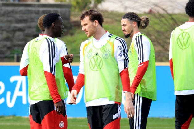 DEU, DFB U20 Nationalmannschaft, Training, 24 03 2026, Sportforum, Berlin, DEU, DFB U20 Nationalmannschaft, Training, im Bild Pascal Klemens Hertha BSC Berlin 41 DFL regulations prohibit any use of Photographs as image sequences and or quasi video nordphotoxGmbHx xEngler nph00076