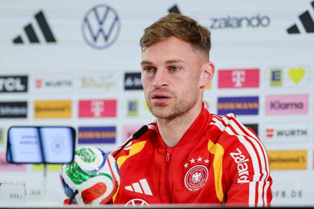 Joshua Kimmich Germany answers journalists questions at the press conference, , Press conference with Joshua Kimmich, Home Ground, March 24, 2026 in Herzogenaurach, Germany Photo by Marco Steinbrenner DeFodi Images Joshua Kimmich Germany answers journalists questions at the press conference, , Press conference with Joshua Kimmich, Home Ground, March 24, 2026 in Herzogenaurach, Germany Photo by Marco Steinbrenner DeFodi Images