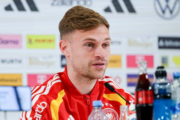Joshua Kimmich Germany answers journalists questions at the press conference, , Press conference with Joshua Kimmich, Home Ground, March 24, 2026 in Herzogenaurach, Germany Photo by Marco Steinbrenner DeFodi Images Joshua Kimmich Germany answers journalists questions at the press conference, , Press conference with Joshua Kimmich, Home Ground, March 24, 2026 in Herzogenaurach, Germany Photo by Marco Steinbrenner DeFodi Images