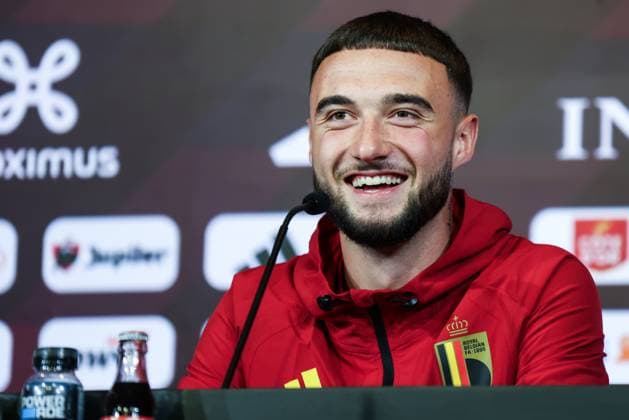 Football, Belgium national team, Press conference