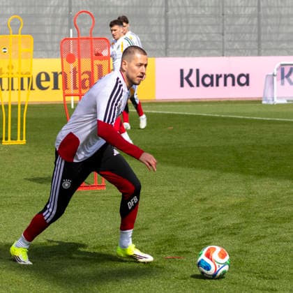 Report 24 03 2026 First training session of the mens national soccer team at adidas in Herzogenaurach before the international matches against Switzerland and Ghana Waldemar Anton Herzogenaurach Bavaria Germany