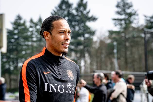 ZEIST Virgil van Dijk of the Netherlands during the training of the Dutch national football team at the KNVB Campus in the run up to the World Cup friendly against Norway on March 24, 2026 in Zeist, the Netherlands Photo by Stefan Koops EYE4IMAGES DeFodi Images