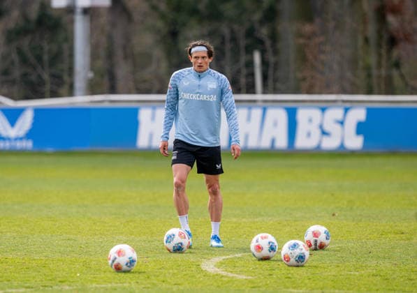 Soccer, Men, Season 2025 26, 2 Bundesliga, Hertha BSC, Training, Fabian Reese Hertha BSC , 24 03 2026, Copyright: xSebastianxRäppold MatthiasxKochx