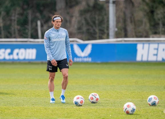 Soccer, Men, Season 2025 26, 2 Bundesliga, Hertha BSC, Training, Fabian Reese Hertha BSC , 24 03 2026, Copyright: xSebastianxRäppold MatthiasxKochx