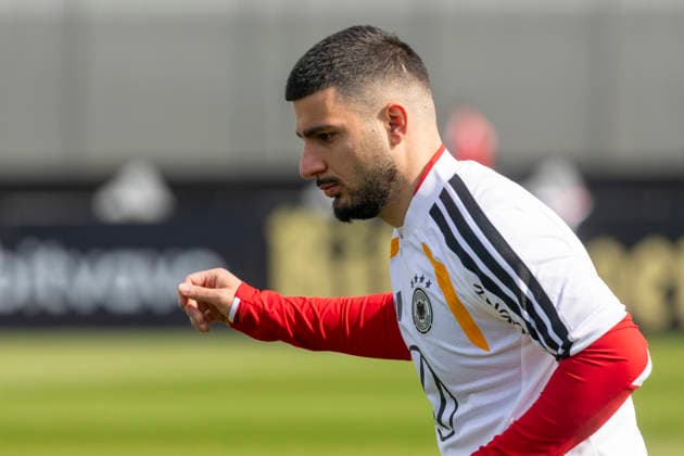 Report 24 03 2026 First training session for the mens national soccer team at adidas in Herzogenaurach ahead of the international matches against Switzerland and Ghana Deniz Undav Herzogenaurach Bavaria Germany