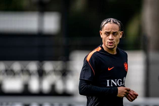 ZEIST Xavi Simons of the Netherlands during the training of the Dutch national football team at the KNVB Campus in the run up to the World Cup friendly against Norway on March 24, 2026 in Zeist, the Netherlands Photo by Stefan Koops EYE4IMAGES DeFodi Images