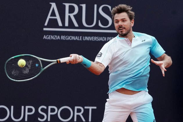 NAPOLI 24-03-2026 ATP, Tennis Herren CHALLENGER 125 -GUERRI NAPOLI TENNIS CUP 2026 Encounter Stan Wawrinnka , Matteo Martineau in photo:Stan Wawrinka, Tennis Club Napoli. Copyright: xFOTOAGENZIAx