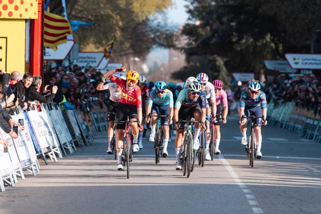 March 24, 2026, Banyoles, Girona, Spain: Banyoles Magnus Cort Nielsen wins Stage 2 of Volta Catalunya 2026 cycling race Banyoles Spain - ZUMAm214 20260324_zip_m214_007 Copyright: xMatteoxSeccix