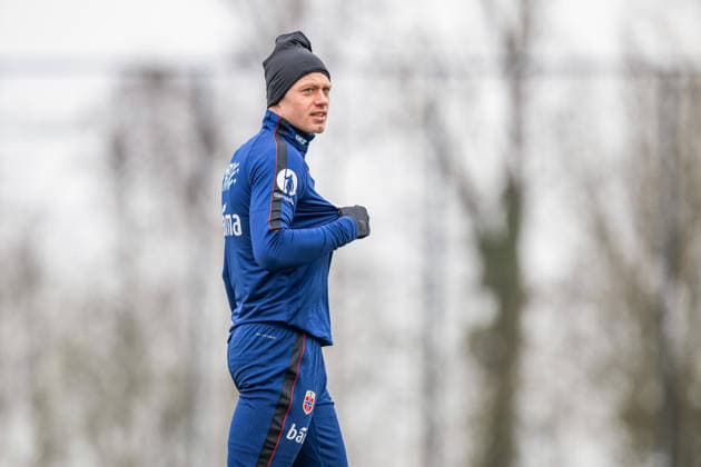 260324 Julian Ryerson of the Norwegian national football team during a training session on March 24, 2026 in Wijdewormer Photo Vegard Grott BILDBYRAN kod VG VG0899 bbeng fotball football soccer fotboll norge norway trening träning training practice amsterdam  Copyright: VEGARDxGRoTT BB260324VG004
