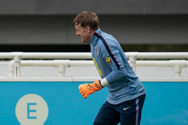 England Training & Media Jordan Pickford during the England training session at St. George s Park, Burton upon Trent, England on 24 March 2026 Credit: Alex Young Every Second Media Editorial use only. All images are copyright Every Second Media Limited. No images may be reproduced without prior permission. Copyright: xIMAGO EveryxSecondxMediax ESM-1876-0009 AlexxYoungx xEveryxSecondxMediax