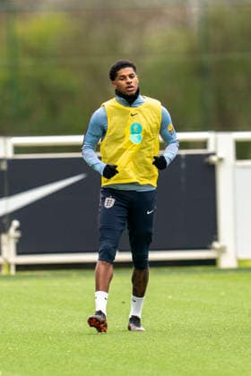 England Training & Media Marcus Rashford during the England training session at St. George s Park, Burton upon Trent, England on 24 March 2026 Credit: Alex Young Every Second Media Editorial use only. All images are copyright Every Second Media Limited. No images may be reproduced without prior permission. Copyright: xIMAGO EveryxSecondxMediax ESM-1876-0016 AlexxYoungx xEveryxSecondxMediax